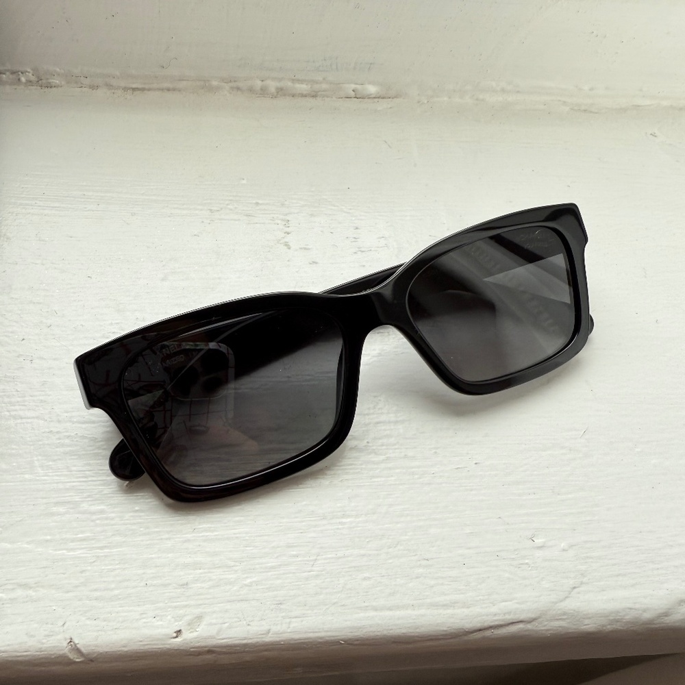 Chanel Square Sunglasses, Acetate (Black)